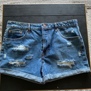 High waisted shorts